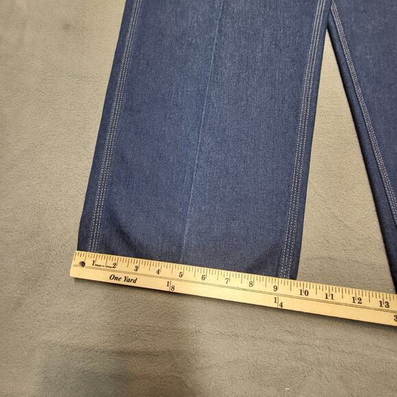Vintage Sears Roebucks Jeans Mens 40x28 Blue Carpenter Hammer Loop Workwear USA - Picture 5 of 9